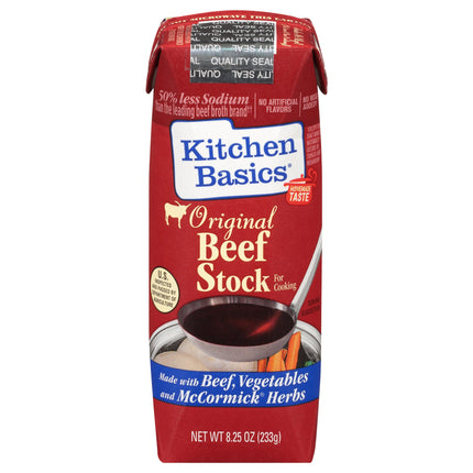 Kitchen Basics Beef Stock - 8.25 OZ 12 Pack