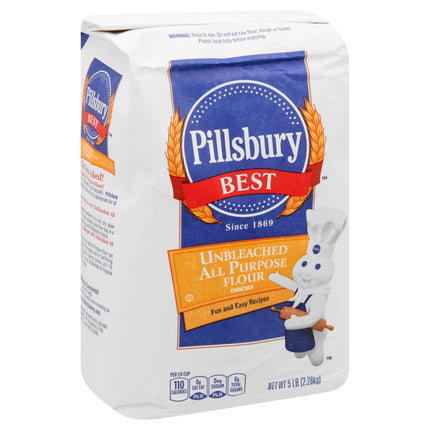 Pillsbury Best Unbleached All Purpose Flour - 5 LB 8 Pack