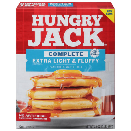 Hungry Jack Extra Light & Fluffy Pancake & Waffle Mix - 32.0 OZ 6 Pack