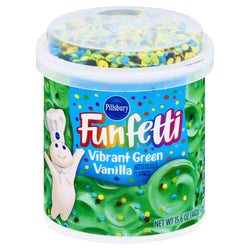Pillsbury Funfetti Vibrant Green Vanilla - 15.6 OZ 8 Pack