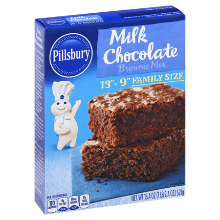 Pillsbury Milk Chocolate Brownie Mix - 18.4 OZ 12 Pack