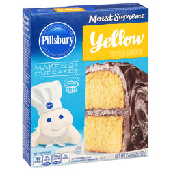 Pillsbury Moist Supreme Yellow Cake Mix - 15.25 OZ 12 Pack