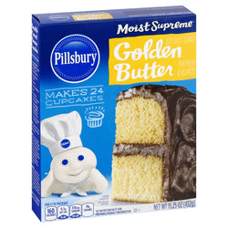Pillsbury Moist Supreme Golden Butter Cake Mix - 15.25 OZ 12 Pack