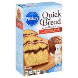 Pillsbury Quick Bread & Muffin Mix Cinnamon Swirl - 17.4 OZ 12 Pack