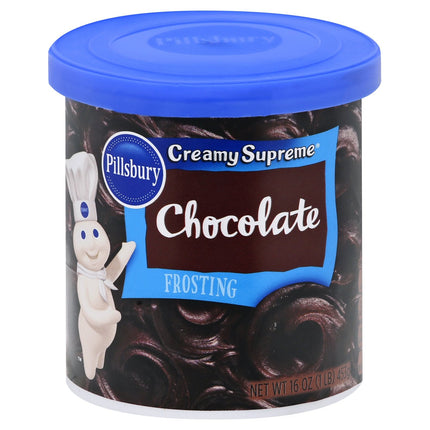 Pillsbury Creamy Supreme Chocolate Frosting - 16 OZ 8 Pack