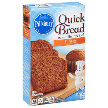 Pillsbury Quick Bread & Muffin Mix Pumpkin - 14 OZ 12 Pack
