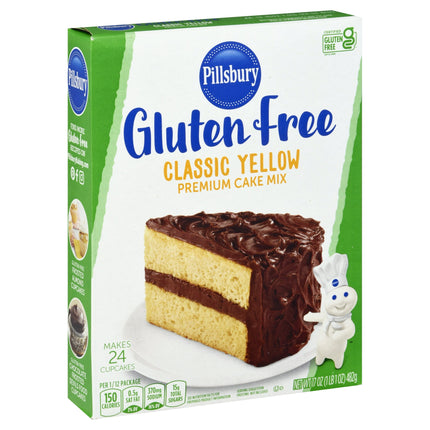 Pillsbury Gluten Free Classic Yellow Cake Mix - 17 OZ 12 Pack