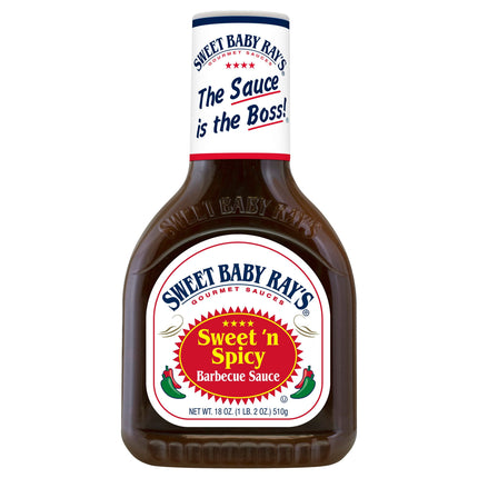Sweet Baby Ray's Sauce BBQ Sweet & Spicy - 18 OZ 12 Pack