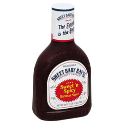 Sweet Baby Ray's Sweet N' Spicy BBQ Sauce - 28 OZ 12 Pack