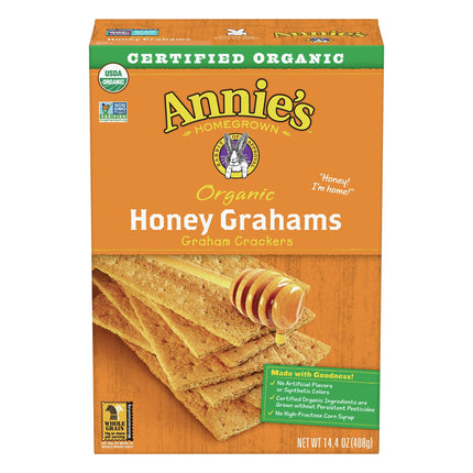 Annie's Organic Honey Graham Crackers - 14.4 OZ 12 Pack