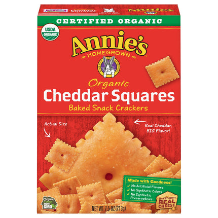 Annie's Cheddar Squares - 7.5 OZ 12 Pack