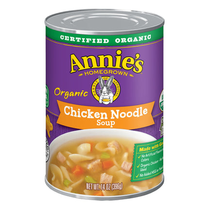 Annie's Organic Chicken Noodle Soup - 14 OZ 8 Pack