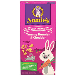 Annie's Homegrown Pasta Bunny Pasta With Yummy Cheese - 6 OZ 12 Pack