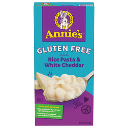 Annie's Homegrown Meals Gluten Free Ricepasta Shells & White Cheddar - 6 OZ 12 Pack