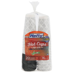 Hefty Cup Hot With Lids - 20 CT 10 Pack
