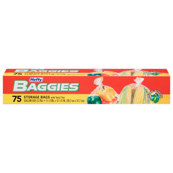 Hefty Baggies Storage Bag - 75 CT 9 Pack