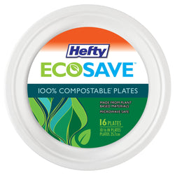 Hefty EcoSave Plates - 16 CT 12 Pack