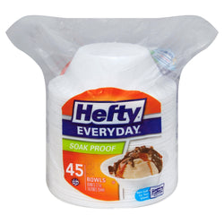 Hefty Everyday Soak Proof Bowls - 45 CT 12 Pack