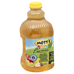 Mott's For Tots 40% Less Sugar Apple White Grape Juice - 64 FZ 8 Pack