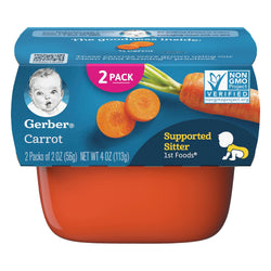 Gerber 1st Foods Carrot - 4 OZ 8 Pack