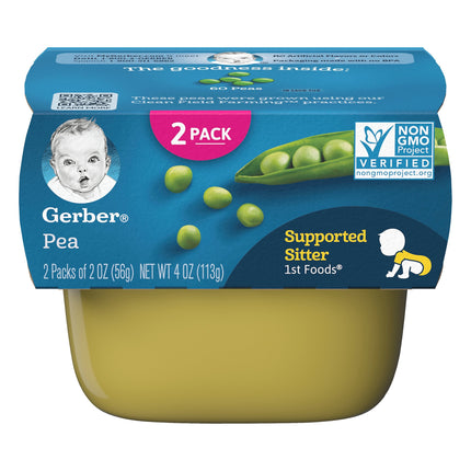 Gerber 1st Foods Pea - 4 OZ 8 Pack