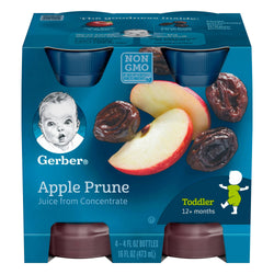 Gerber Juice Apple Prune - 16 FZ 6 Pack