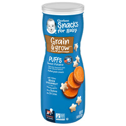 Gerber Graduates Puffs Sweet Potato Cereal - 1.48 OZ 6 Pack