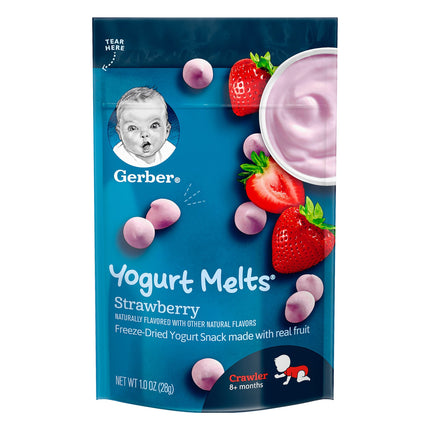 Gerber Graduates Yogurt Melts Strawberry - 1 OZ 7 Pack