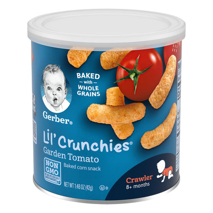 Gerber Graduates Lil Crunchies Garden Tomato - 1.48 OZ 6 Pack