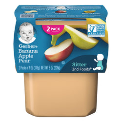 Gerber 2nd Foods Banana With Apples & Pears - 8 OZ 8 Pack