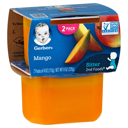 Gerber 2nd Foods Organic Mangoes - 8 OZ 8 Pack