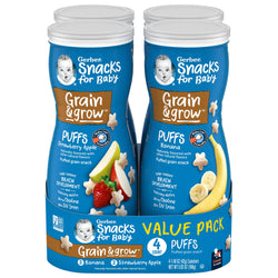 Gerber Puffs Cereal Banana & Strawberry Apple - 5.92 OZ 2 Pack