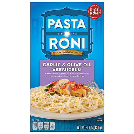 Pasta Roni Garlic & Olive Oil Vermicelli - 4.6 OZ 12 Pack