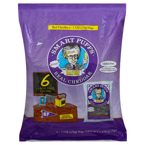 Smart Puffs Baked Cheese Puffs - 6 OZ 12 Pack