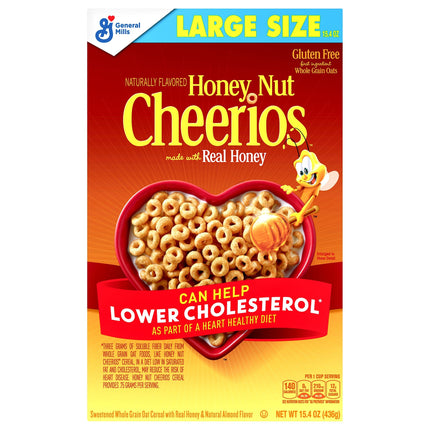 General Mills Gluten Free Honey Nut Cheerios - 15.4 OZ 10 Pack