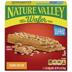 Nature Valley Crispy Creamy Peanut Butter Wafer Bars - 6.5 OZ 6 Pack