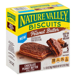 Nature Valley Biscuits Chocolate Peanut Butter - 6.75 OZ 12 Pack