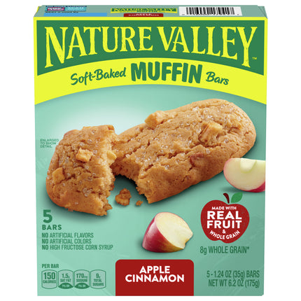 Nature Valley Apple Cinnamon Muffin Bars - 6.2 OZ 6 Pack