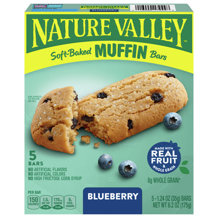 Nature Valley Blueberry Muffin Bars - 6.2 OZ 6 Pack