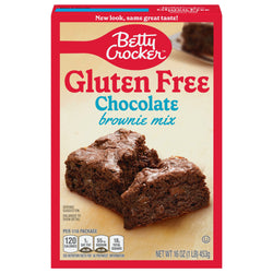 Betty Crocker Mix Brownies Gluten Free Chocolate - 16 OZ 6 Pack