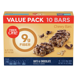 Fiber One Chewy Bar Oats & Chocolate Value Pack - 14.1 OZ 6 Pack