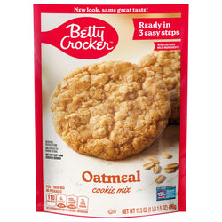 Betty Crocker Mix Cookie Oatmeal Pouch - 17.5 OZ 12 Pack