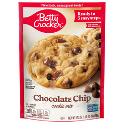 Betty Crocker Mix Cookie Chocolate Chip Pouch - 17.5 OZ 12 Pack
