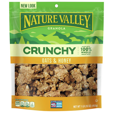 Nature Valley Crunchy Oats & Honey Granola - 16 OZ 4 Pack