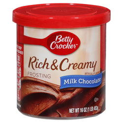 Betty Crocker Rich & Creamy Milk Chocolate Frosting - 16 OZ 8 Pack