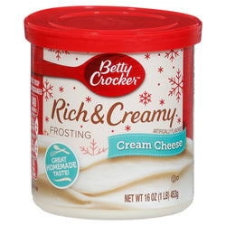 Betty Crocker Rich & Creamy Cream Cheese Frosting - 16 OZ 8 Pack