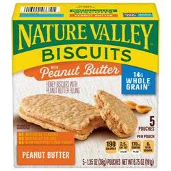 Nature Valley Biscuits Honey Peanut Butter - 6.75 OZ 12 Pack