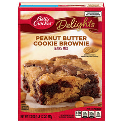 Betty Crocker Peanutbutter Cookie Brownie Mix - 17.2 OZ 8 Pack