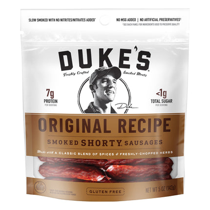 Duke's Original Shorty Smoked Sausages - 5 OZ 8 Pack