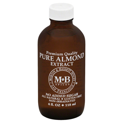Morton & Bassett Pure Almond Extract - 4 FZ 3 Pack